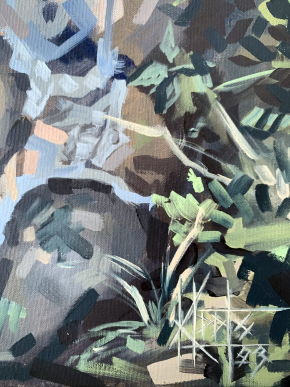 "Oja", õli lõuendil, 80 x 60 cm - Image 2
