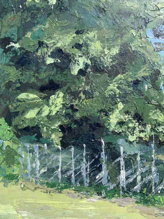 "Hilissuvel", õli lõuendil, 60 x 50 cm - Image 3