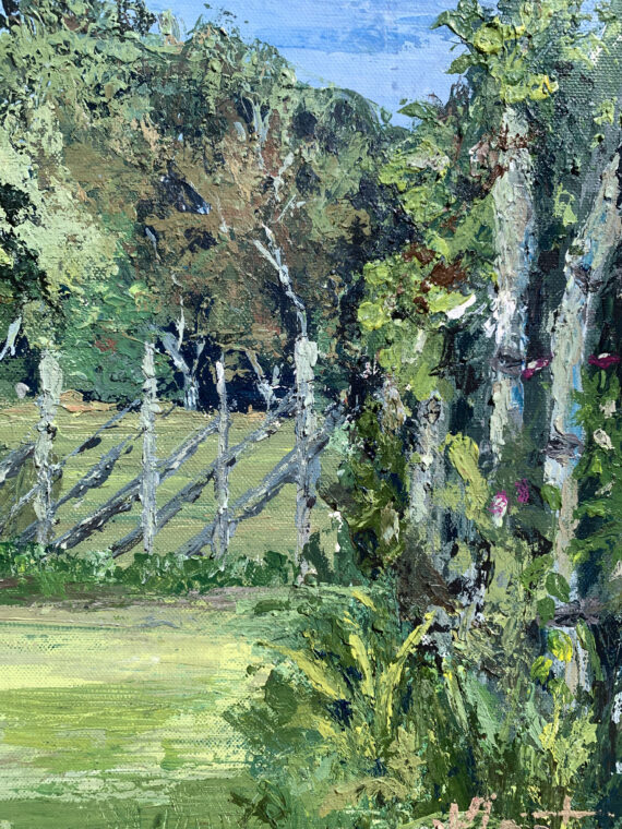 "Hilissuvel", õli lõuendil, 60 x 50 cm - Image 2