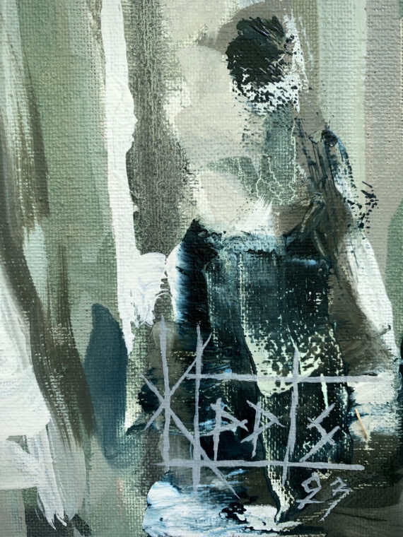 "Väikesed kased", õli lõuendil, 70 x 50 cm - Image 2