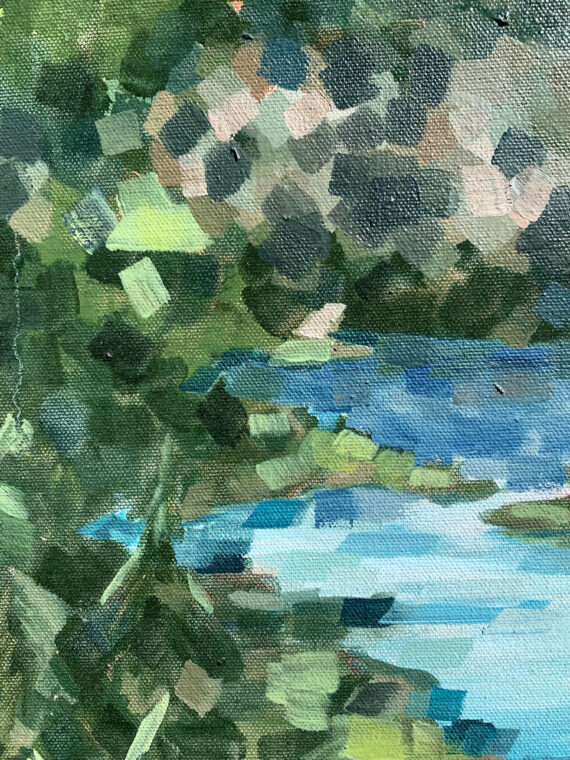"Norra maastik", õli lõuendil, 40 x 80 cm - Image 2