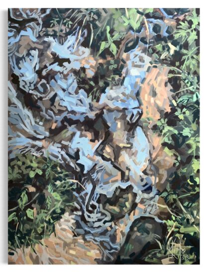 "Oja", õli lõuendil, 80 x 60 cm