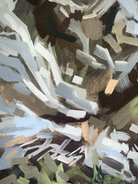 "Oja", õli lõuendil, 80 x 60 cm - Image 3