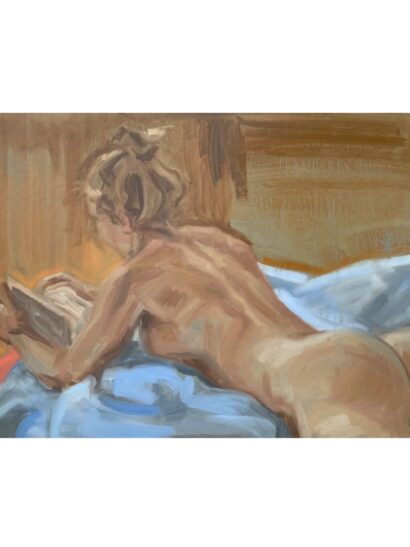 “Mirjam”, õli krunditud papil, 70 x 50 cm