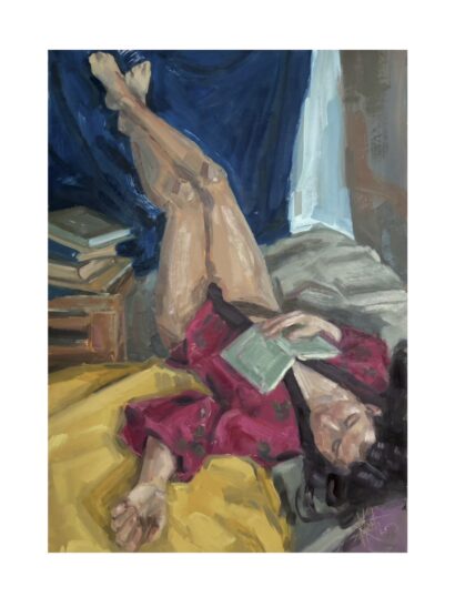 “Anna”, õli krunditud papil, 70 x 50 cm